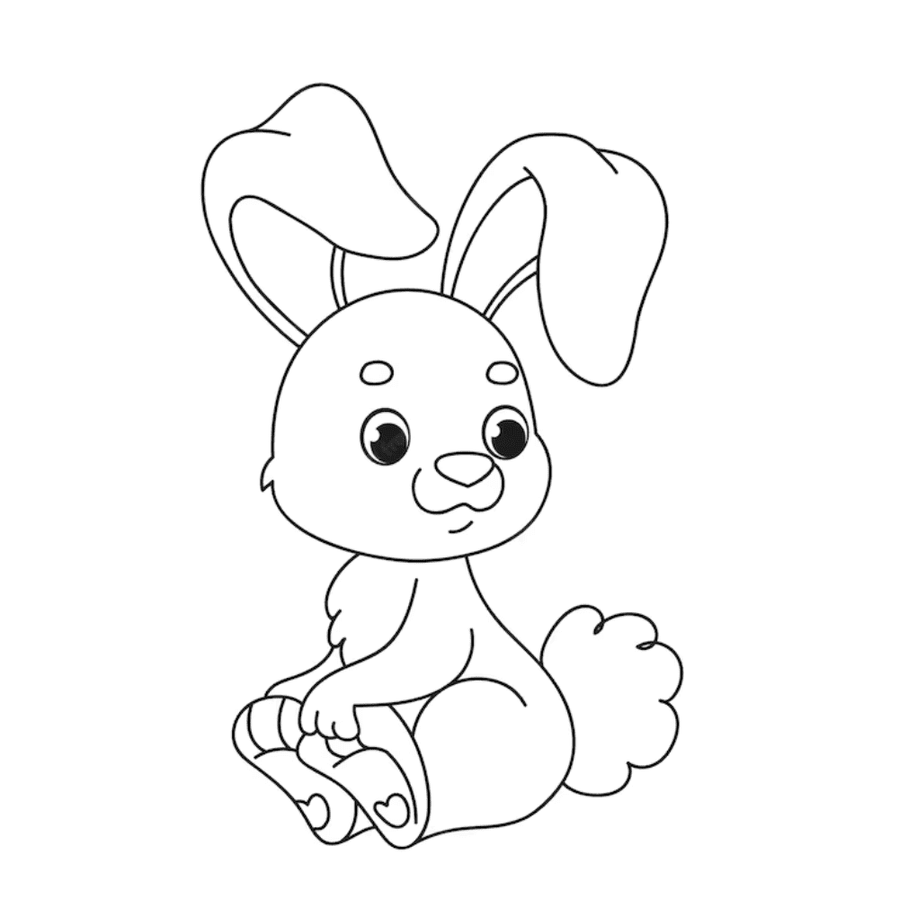 Rabbit coloring book - Toon Book - Sách truyện AR