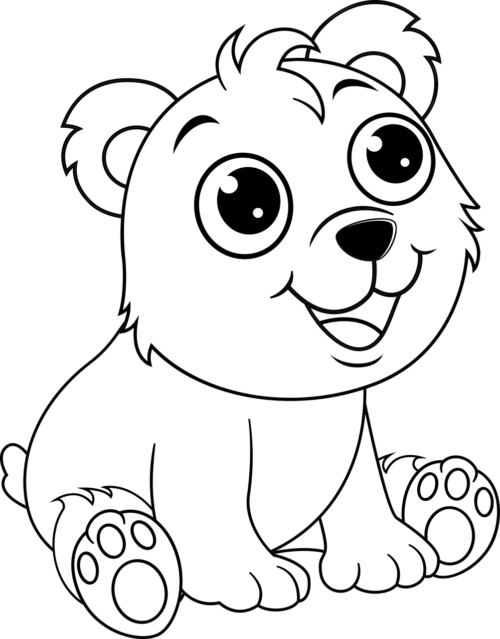 Bear coloring book